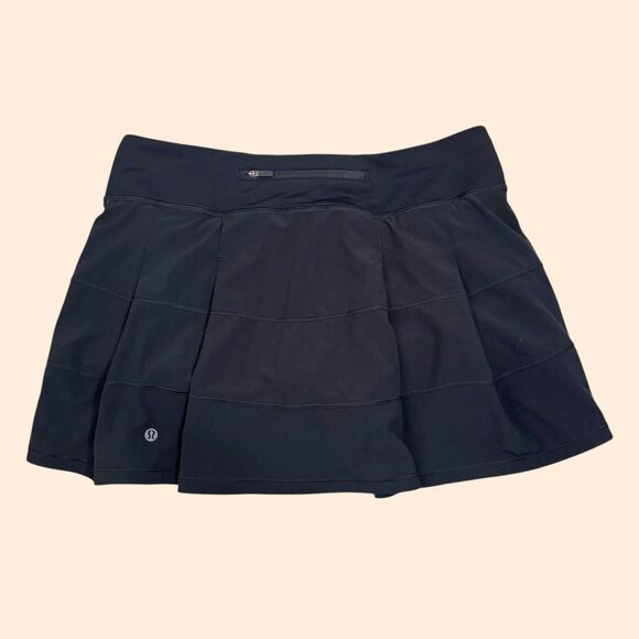 Lululemon Pace Rival Skirt Black - Picture 1 of 4